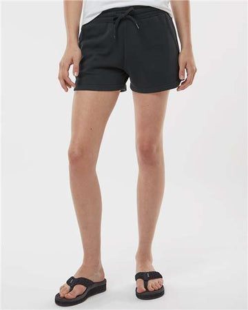 Independent Trading Co. PRM20SRT Women's Lightweight California Wave Wash Fleece Shorts
